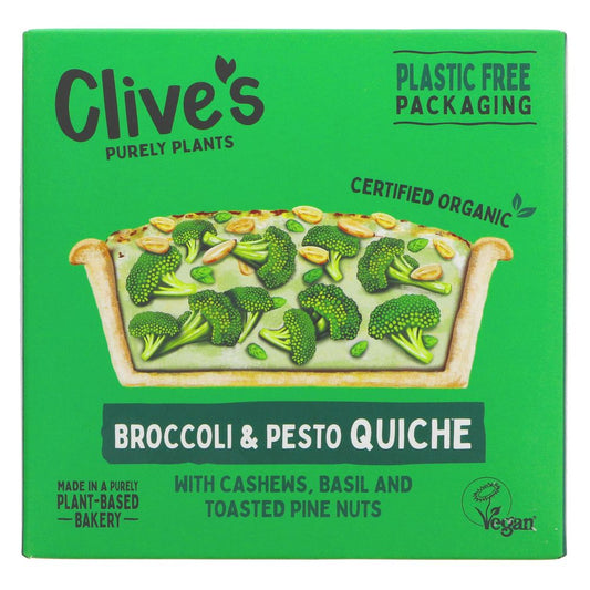 Clives Broccoli & Pesto Quiche 165g