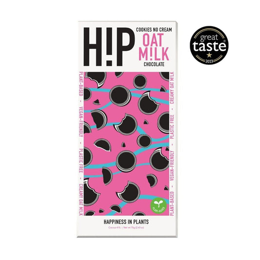 H!P Bar Cookies No Cream Oat Milk Chocolate 70g