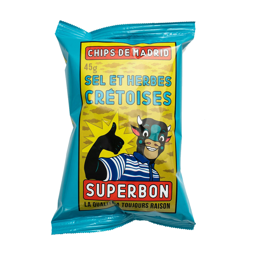 Superbon Chips De Madrid Salt & Cretan Herb Chips 135g