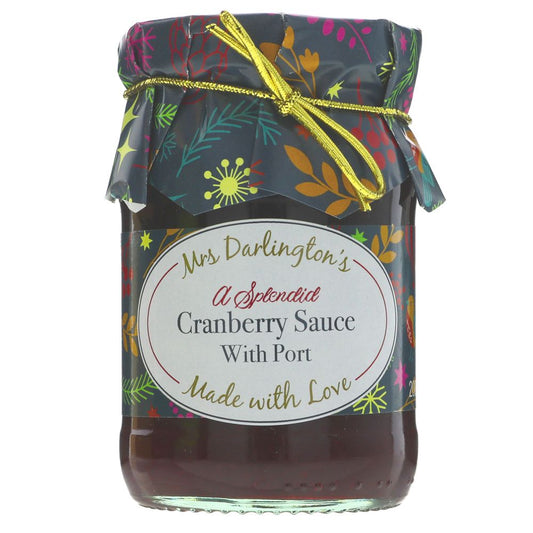 Mrs Darlingtons Cranberry Sauce With Port 200g