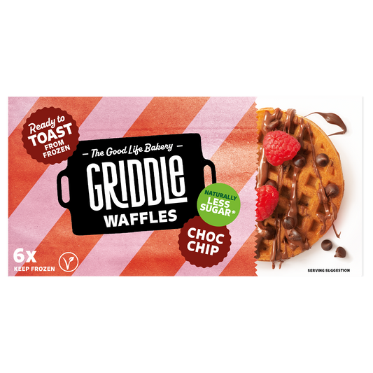 Griddle Choc Chip Wholegrain Waffles 192g