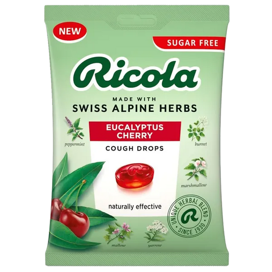 Ricola Cough Drops Eucalyptus Cherry 75g