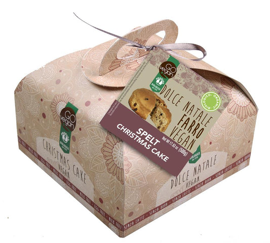 Go Vegan Panettone Spelt Christmas Cake 500g