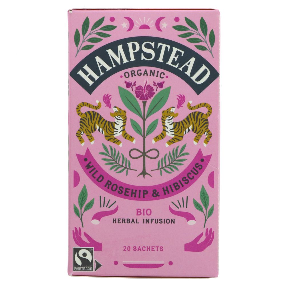 Hampstead Rosehip Hibiscus Tea x20