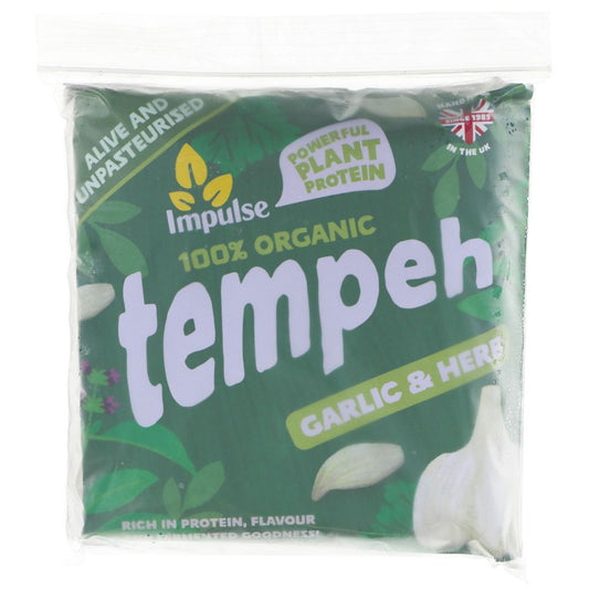Impulse Foods - Organic Garlic & Herb Tempeh 227g
