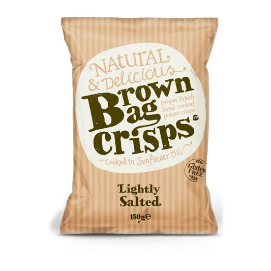 Brown Bag Crisps Lightly Salted 150g