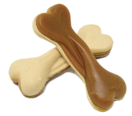 Maks Patch Peanut Butter Dual Bone 10cm Dog Treat