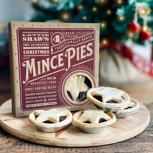 Lottie Shaws Traditional Mince Pies 4pk