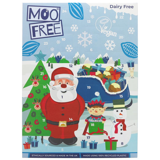 Moo Free Advent Calendar Kid White Chocolate 70g