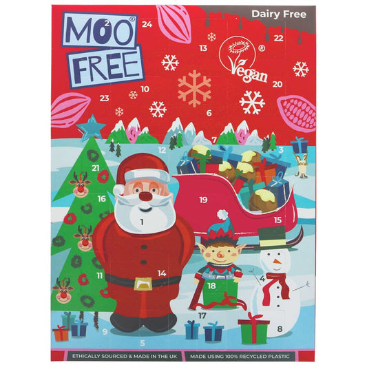 Moo Free Advent Calendar Milk Chocolate 70g