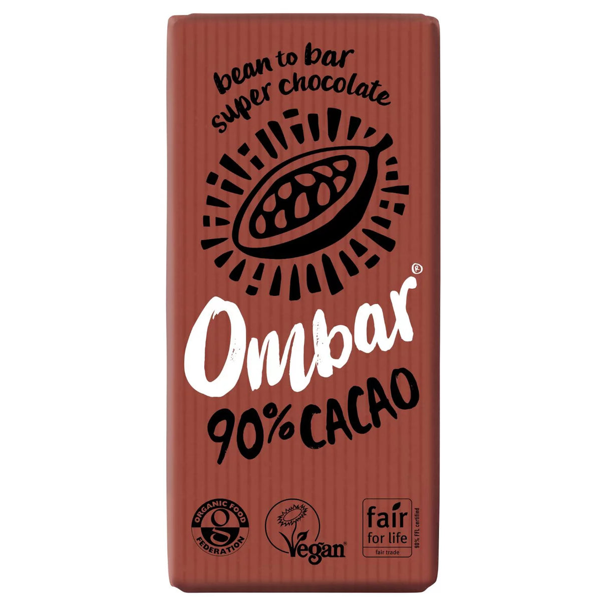 Ombar 90% Cacao Organic Dark Chocolate 70g