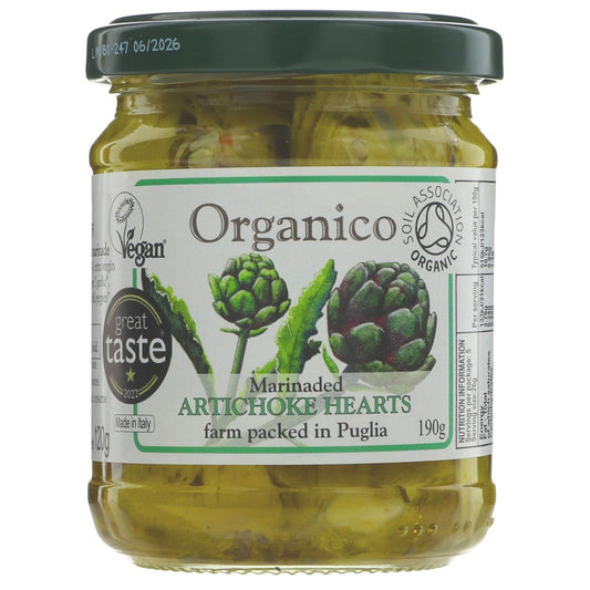 Organico Artichoke Hearts 190g