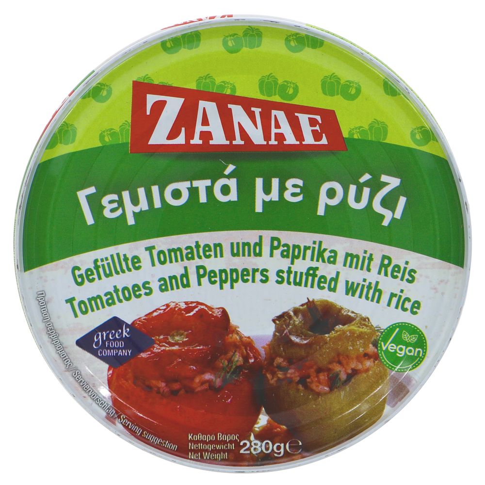Zanae - Stuffed Peppers - Tomato & Rice 280g