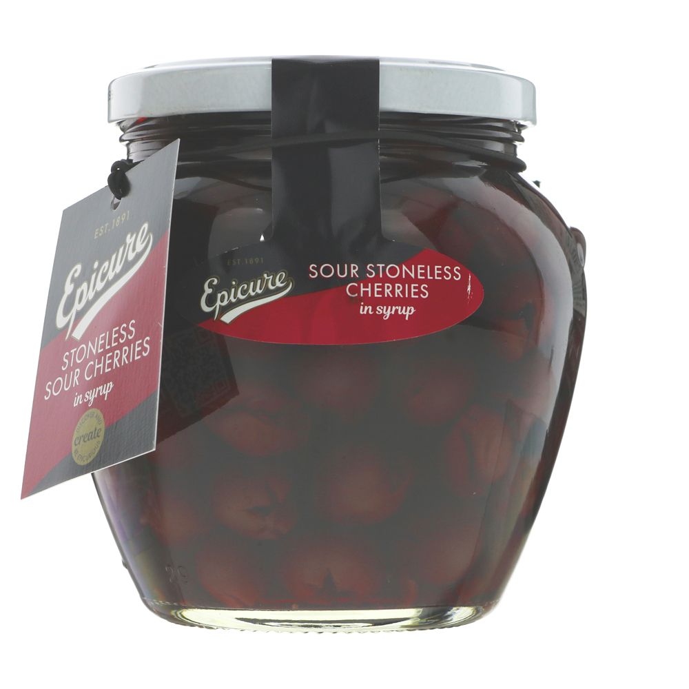 Epicure Stoneless Sour Cherries 570g