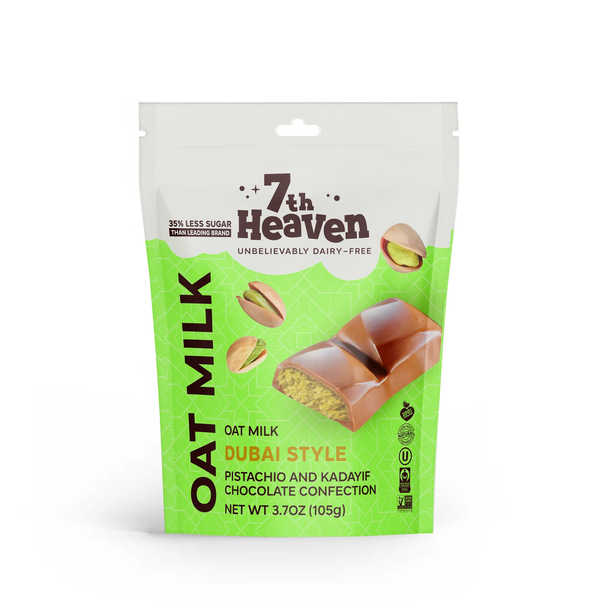 7th Heaven Dubai Style Pistachio and Kadayif 105g