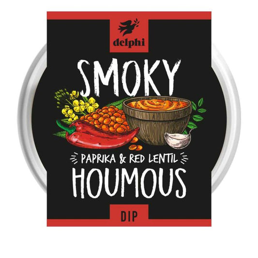 Delphi Houmous Smoky Paprika & Red Lentil 170g