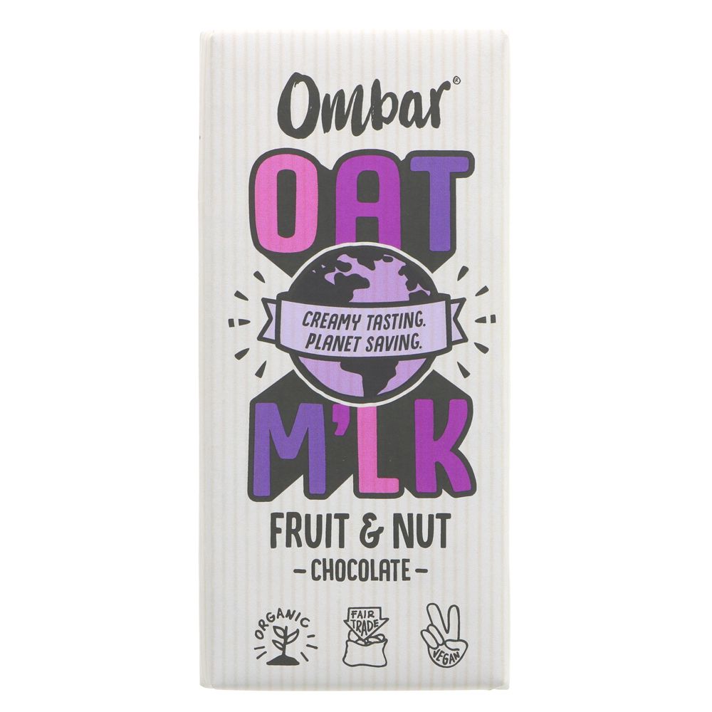 Ombar Fruit & Nut Oat M'lk Chocolate 70g (Similar to Dairy Milk Fruit & Nut)