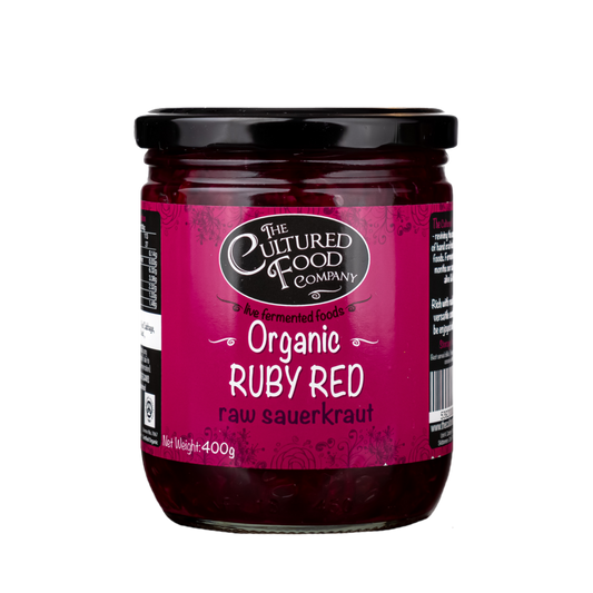 Cultured Food Co Raw Ruby Red Sauerkraut 400g