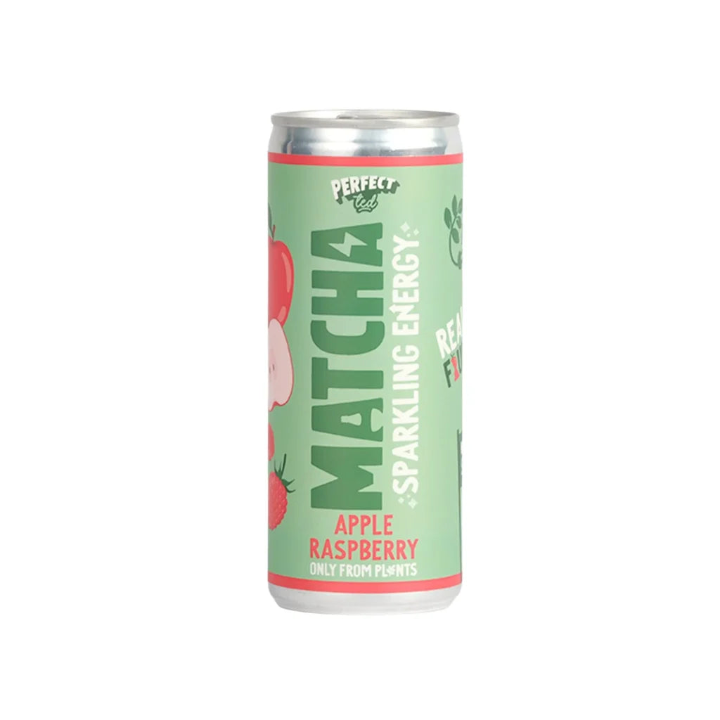PerfecTed - Matcha Energy Drink Apple & Raspberry 250ml