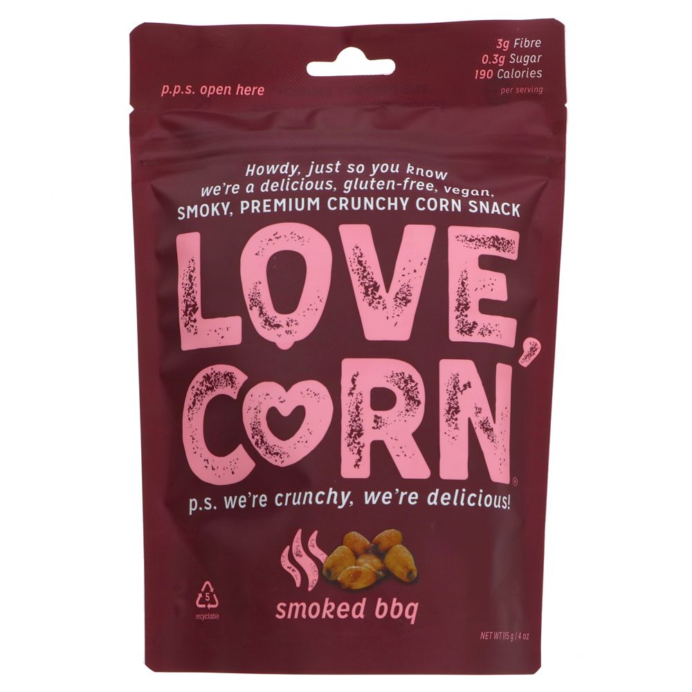 Love Corn Smoked BBQ 115g