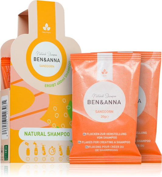 Ben & Anna Shampoo Flakes Sanddorn 2 x 200ml