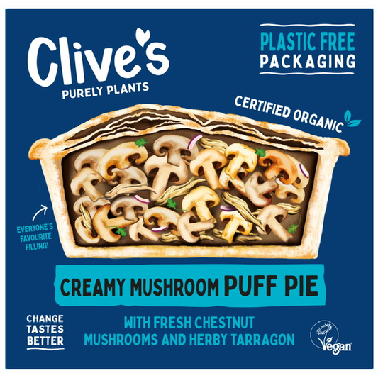 Clive's Creamy Mushroom Puff Pie 235g
