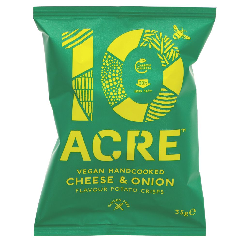 Ten Acre Cheese & Onion Crisps 35g