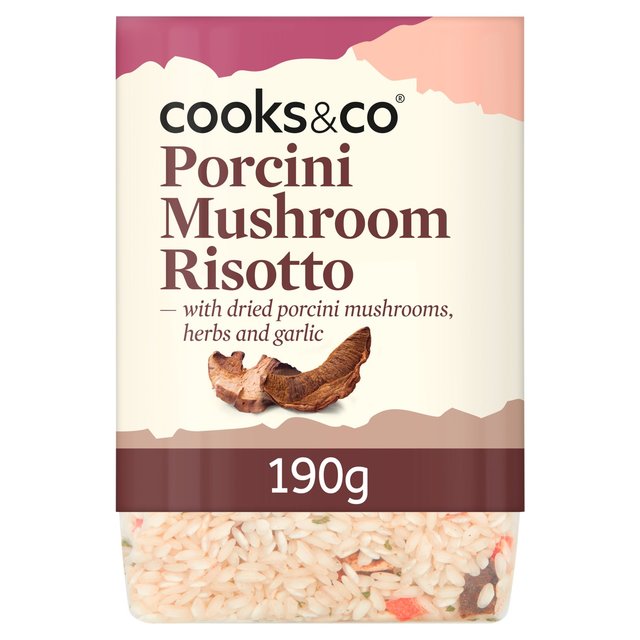 Cooks & Co Risotto Porcini Mushroom 190g