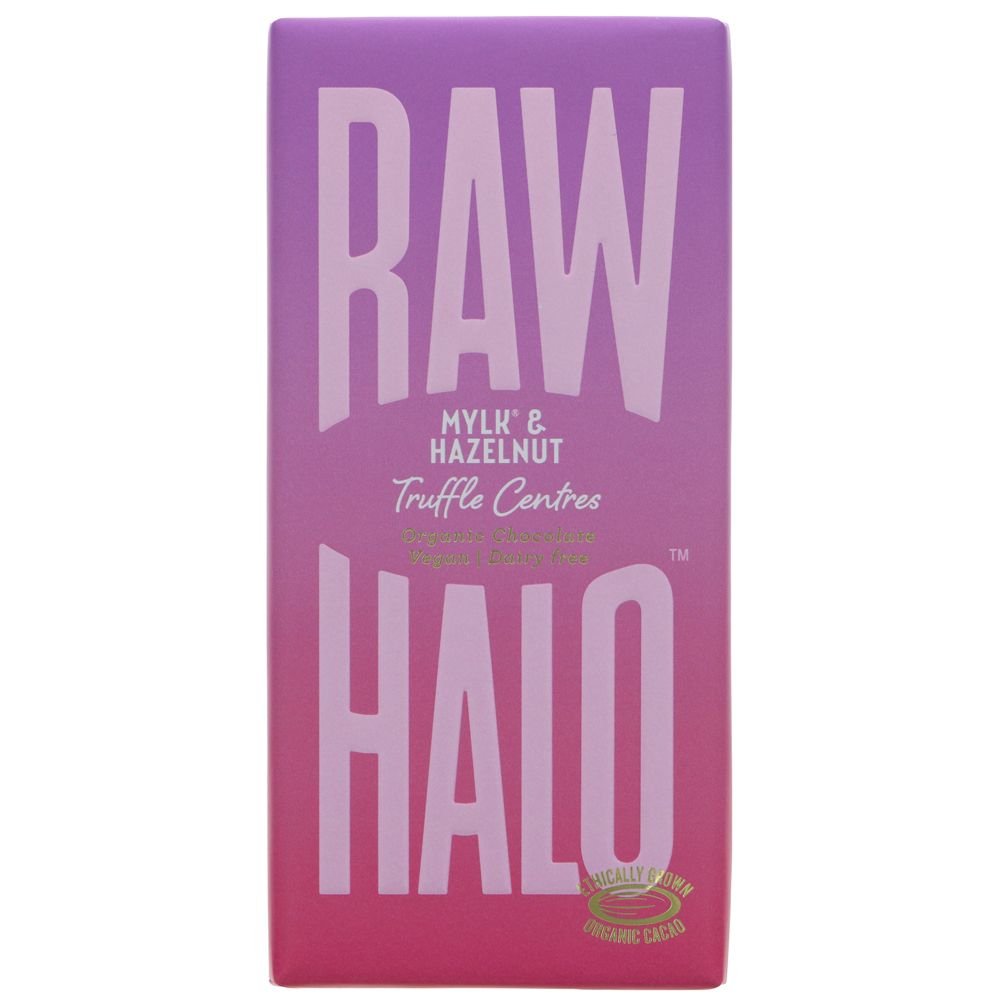 Raw Halo Mylk & Hazelnut Truffle Bar 90g