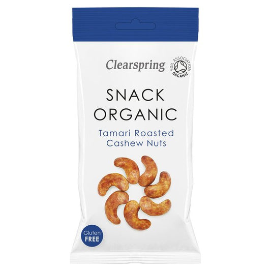 Clearspring Snack Cashew Nuts with Tamari 30g