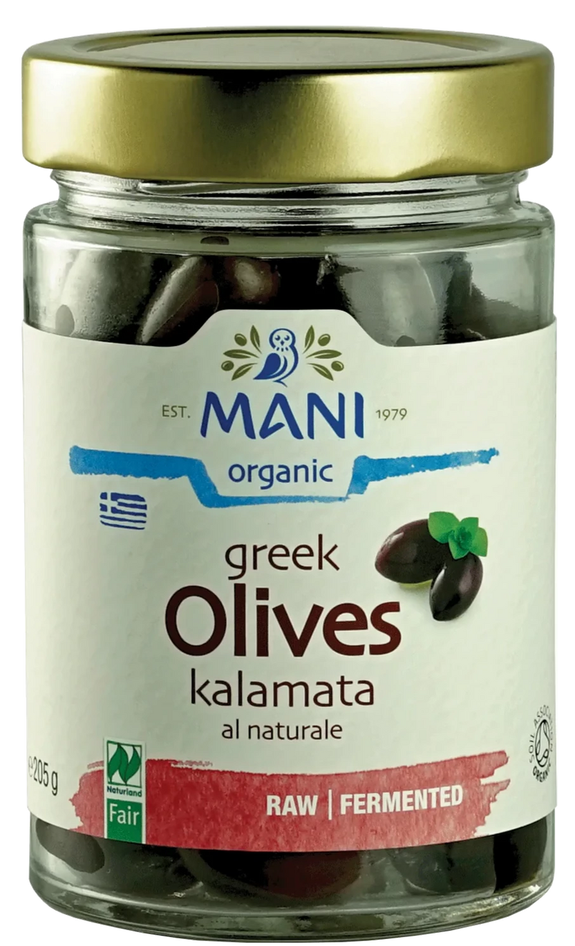 Mani Kalamata Olives 205g