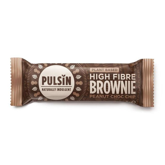 Pulsin Peanut Choc Chip Brownie Bar 35g