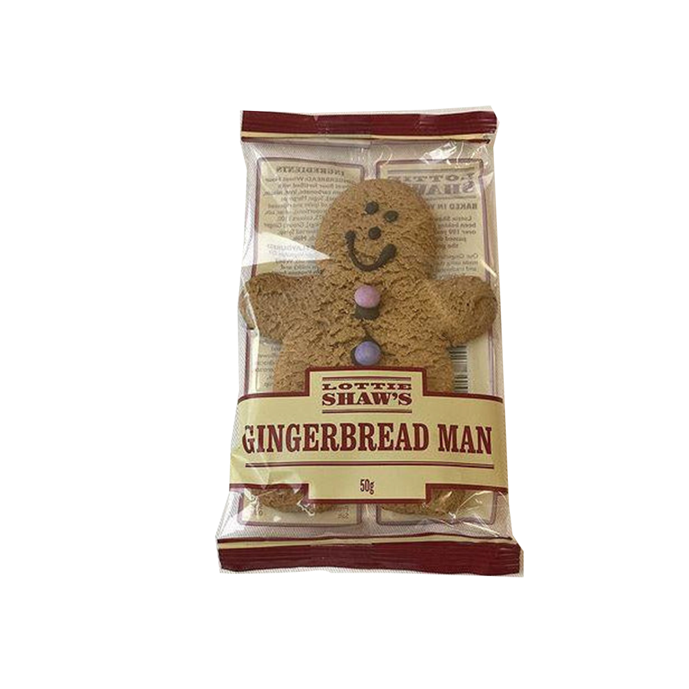 Lottie Shaw's - Vegan Gingerbread Man 50g