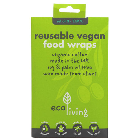 Ecoliving - Food Wraps x3pk