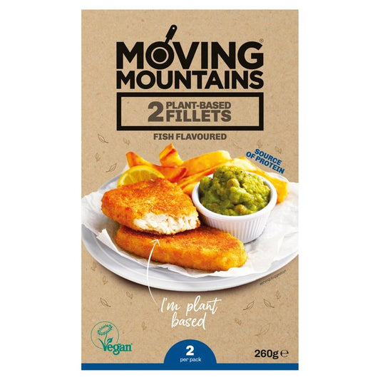 Moving Mountains Plant Based Fish Fillets 2x130g