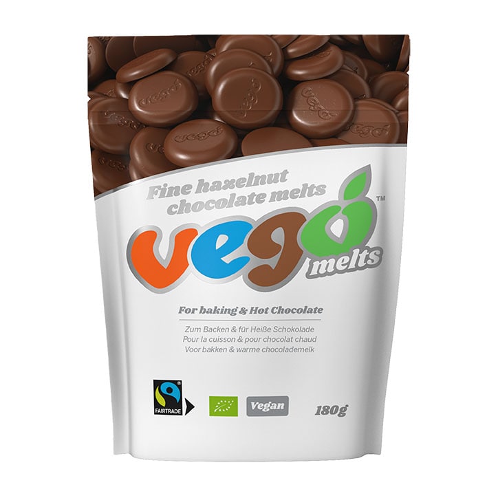 Vego Fine Hazelnut Chocolate Melts 180g