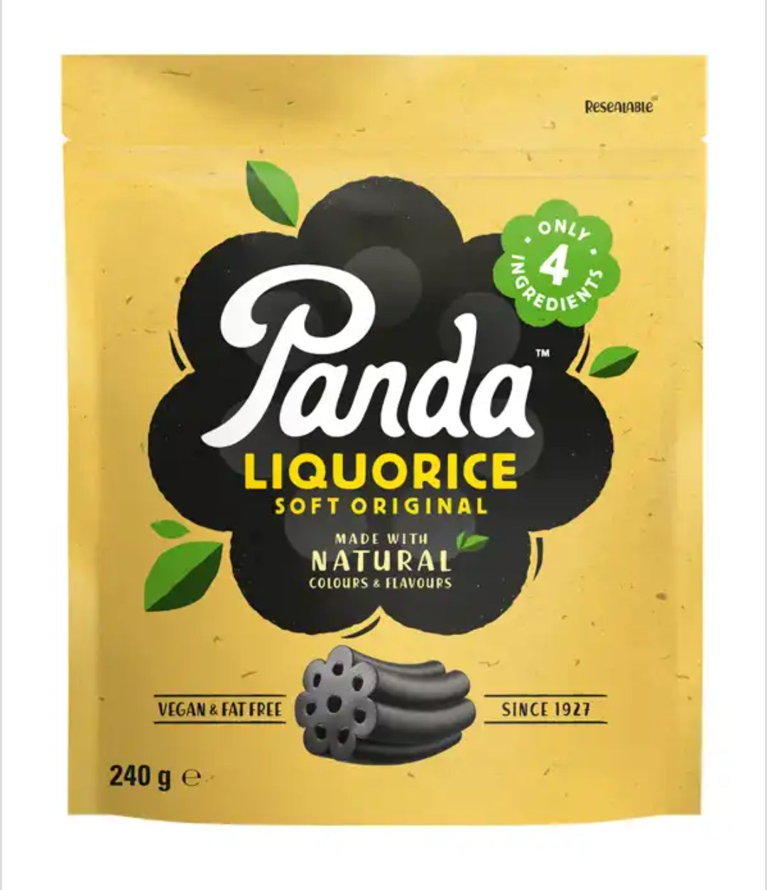 Panda Soft Liquorice 240g Bag