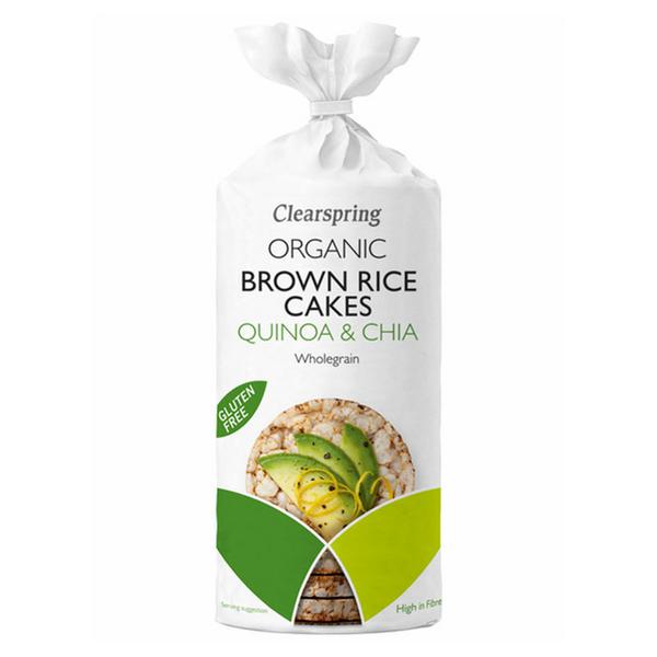 Clearspring Rice Cakes Quinoa & Chia 120g