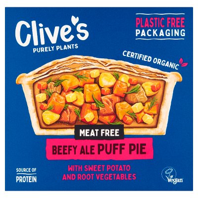 Clive's Beefy Ale Pie 235g
