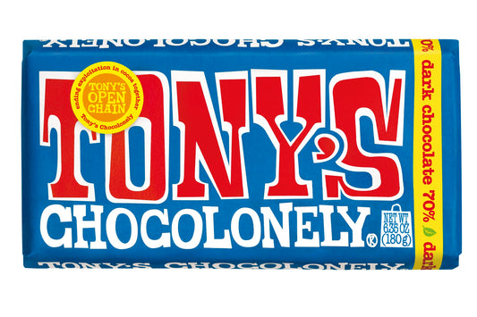 Tony's Chocolonely Bar Dark Chocolate 180g