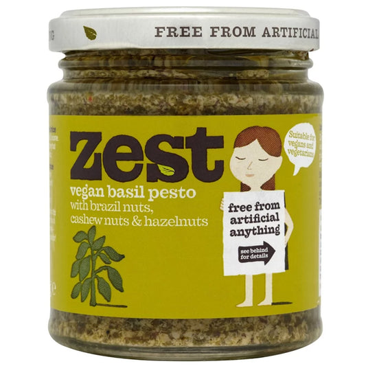 Zest Vegan Basil Pesto 165g