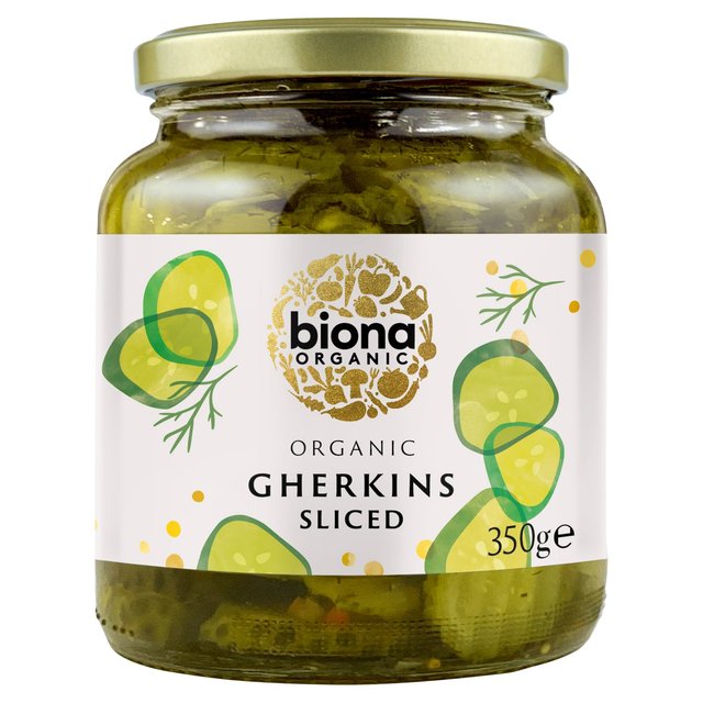 Biona Gherkin Slices 350g