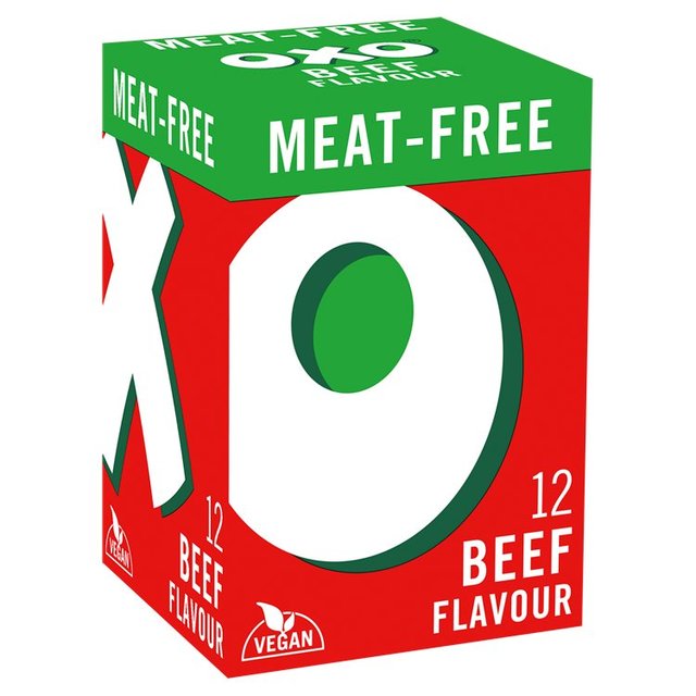 Oxo Meat Free Beef Flavoured Stock Cubes x12 71g