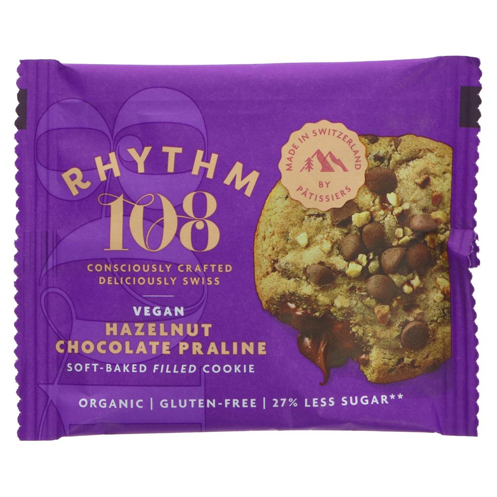 Rhythm 108 - Hazelnut Praline Filled Cookie 50g