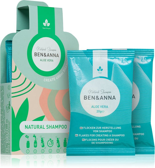 Ben & Anna Shampoo Flakes Aloe Vera 2 x 200ml