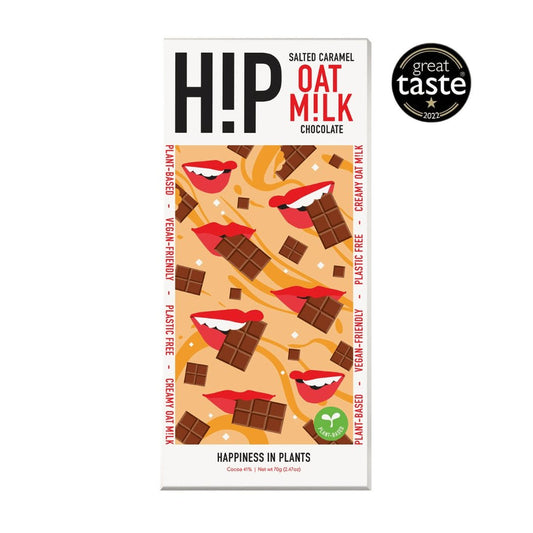 H!P Bar Salted Caramel Oat Milk Chocolate 70g