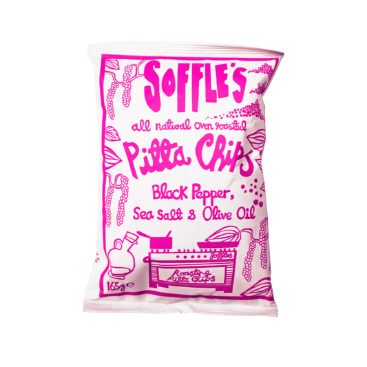 Soffle's Black Pepper Pitta Chips 165g