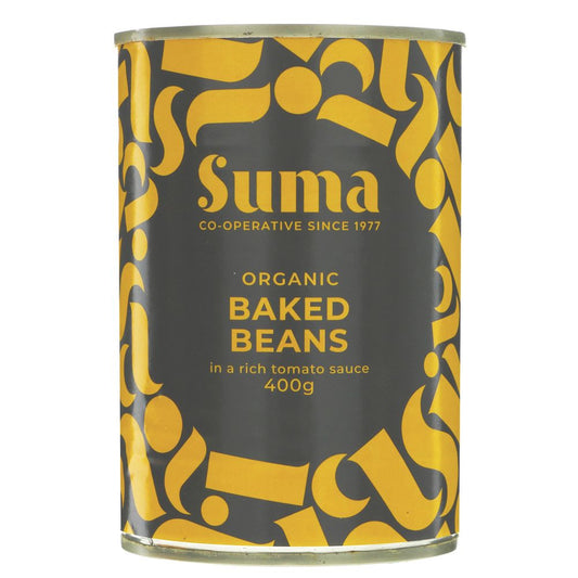 Suma Tins Baked Beans Organic 400g