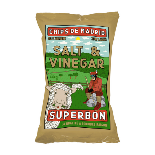 Superbon Chips De Madrid Salt & Vinegar Chips 135g