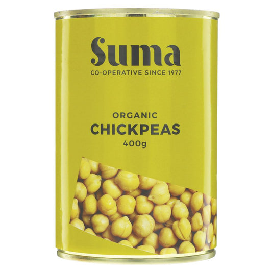 Suma Tins Organic Chickpeas 400g